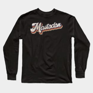 Mastodon KakeanKerjoOffisial VintageColor Long Sleeve T-Shirt